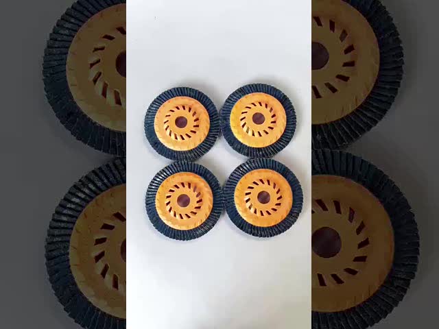 Blue Zirconia Aluminium Abrasive Flap Disc 36 Grit For Angle Ginder Wood Polishing