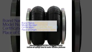 2H230214 AIRSUSTECH Doble resorte de choque de aire para plataforma de vibración del motor