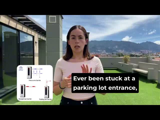 Automatic Parking Boom Barrier Gate DC 24V Car Parking Management