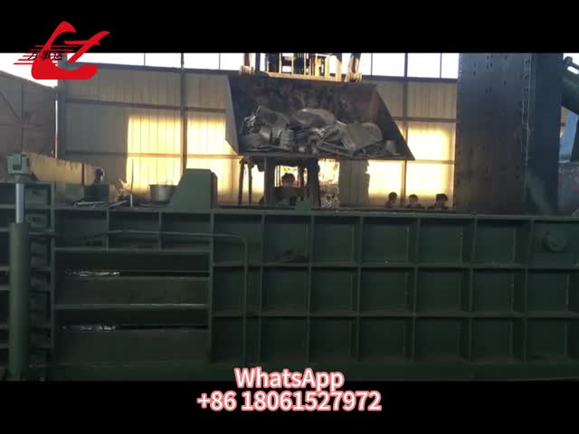 Heavy Duty Hydraulic Metal Baler Machine For Non-Ferrous Metals In Steel Mills And Foundries