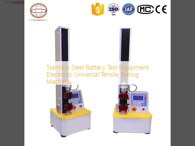 Stainless Steel Battery Test Equipment Electronic Universal Tensile Testing Machine