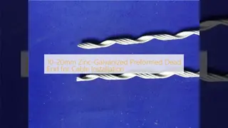 10-20mm Zinc-Galvanized Preformed Dead End for Cable Installation