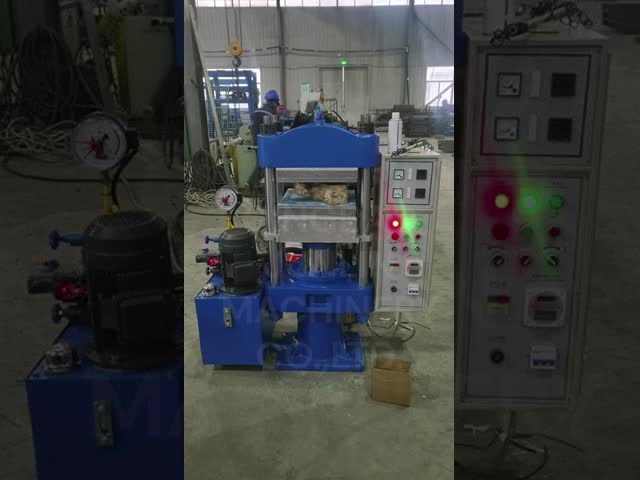400×400 Hydraulic Rubber Moulding Machine / Automatic Flat Vulcanizer Machine 