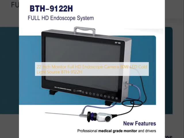 22 Inch Monitor Full HD Endoscope Camera 80W LED Cold Light Source BTH-9122H