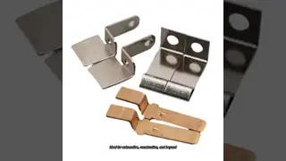 ODM Aluminium L Shaped Brackets Brushed Metal Stamping Parts