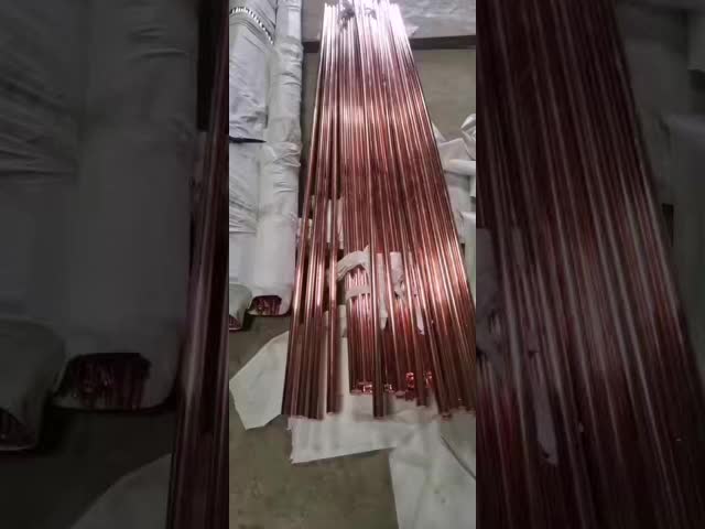 Copper Round Rod - 99.9% Pure, High Conductivity, 10mm Diameter for Electrical Wiring, ASTM B187 Standard