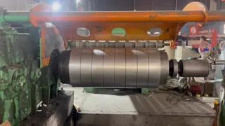 Aluminum-Zinc Coated Coil Slitting:  Ｖarious Spangles & RAL Colors, Seaworthy Packaging.