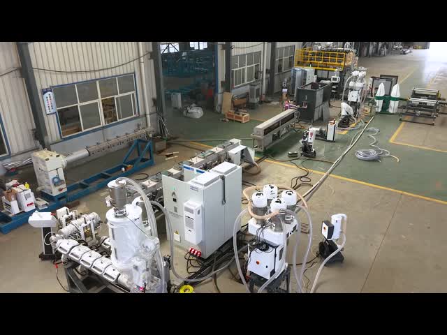 400mm-1200mmHollow Wall PE Spiral Pipe Extrusion Line machine