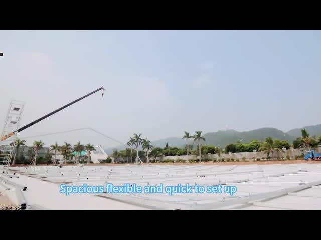 Snow Resistant Warehouse Event Tents Windproof Industrial Storage Shelter Custom Finish