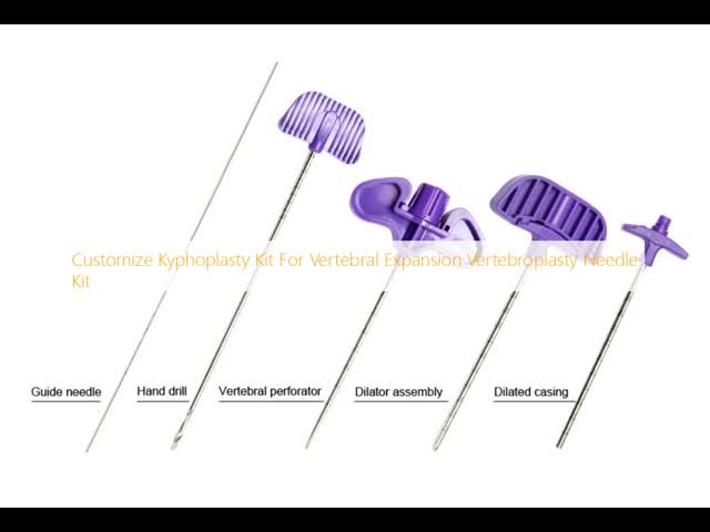 Customize Kyphoplasty Kit For Vertebral Expansion Vertebroplasty Needle Kit