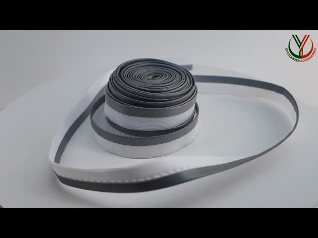 Customised Reflective Piping Tape Sewn Into Garment