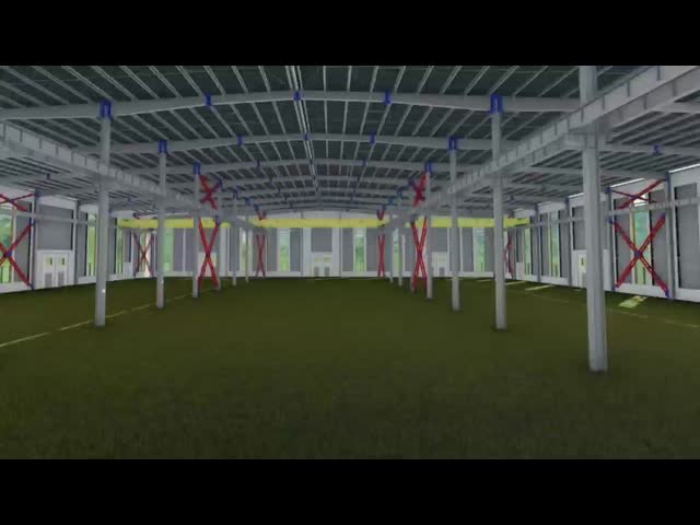 Tekla 3D Modeling Steel Building Engineering Services Steel Structure Detailing Services