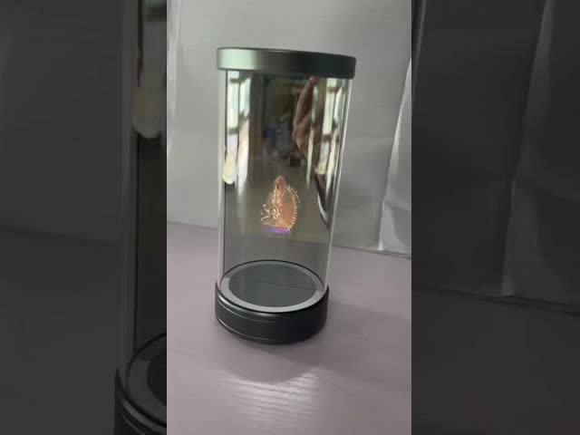 OEM 5.5 Inch Indoor 3D AI Digital Interactive Hologram Showcase Holographic Display Cabinet 170 Viewing Angle 500 cd