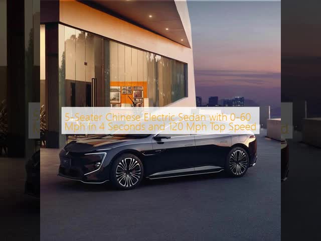 5-Seater Chinese Electric Sedan with 0-60 Mph In 4 Seconds and 120 Mph Top Speed