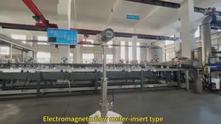 Insertion type thermal gas flowmeter