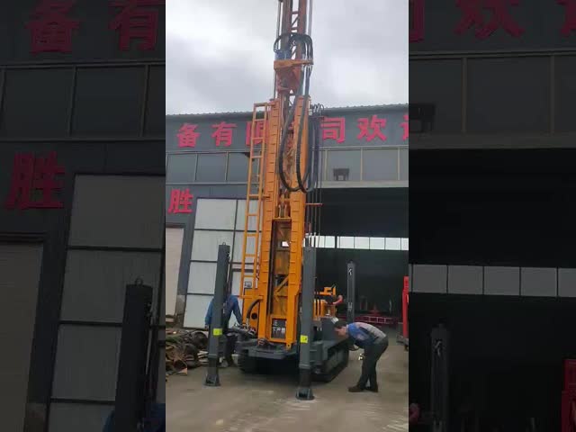 Air Compresspor Mud Pump Crawler Borehole Drilling Equipment Underground Deep Water Well