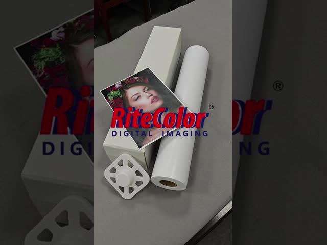24'' 36'' Wide Format Aqueous RC Satin 260gsm Microporous Inkjet Photo Paper Roll for CANON EPSON