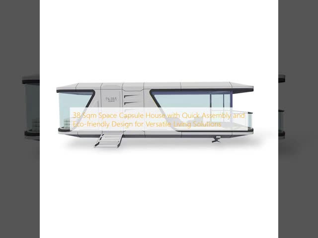 38 Sqm Space Capsule House with Quick Assembly and Eco-friendly Design for Versatile Living Solutions