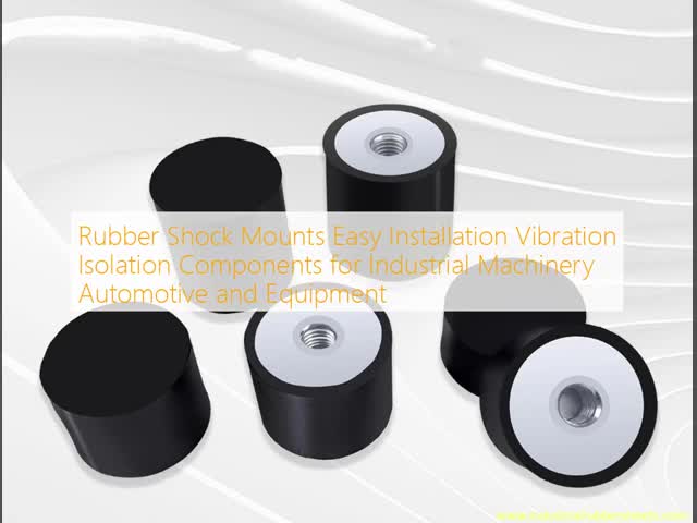 Rubber Shock Mounts Easy Installation Vibration Isolation Components for Industrial Machinery Automotive and Equipment