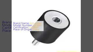 Rubber Shock Mounts Easy Installation Vibration Isolation Components for Industrial Machinery Automotive and Equipment