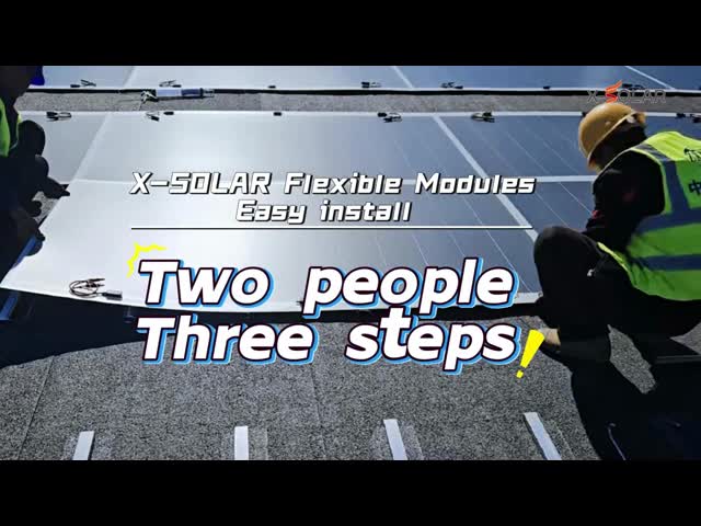 Rated Operating Temperature of 44 Degree Black Solar Panel Generates Electricity for Sun-shading Device