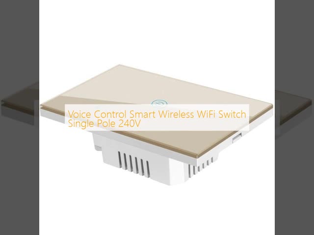 Voice Control Smart Wireless WiFi Switch Single Pole 240V