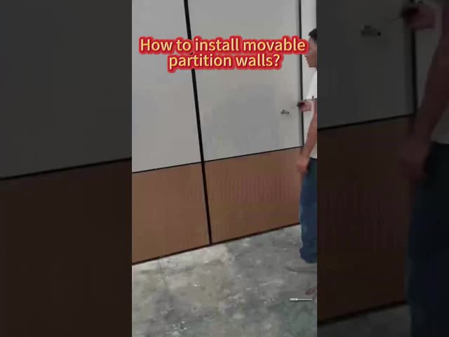 Double Glazing Office Partition Walls Explosion Proof Artificial In Office