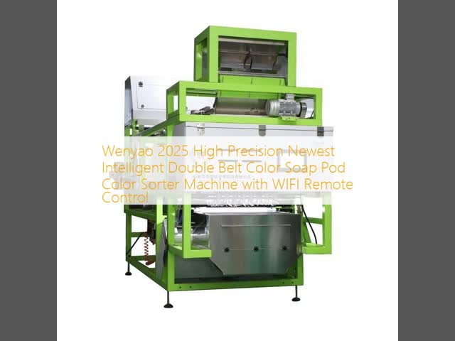 Wenyao 2025 High Precision Newest Intelligent Double Belt Color Soap Pod Color Sorter Machine with WIFI Remote Control