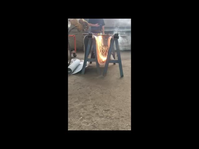 Silicone Coated Fiberglass Fabric Fireproof Heat Resistant 850g/m2