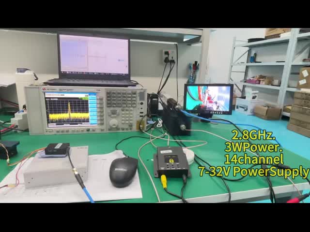 2.8GHz Wireless Video Transmitter 3W 14 Channels FPV VTX For Drone Transmission