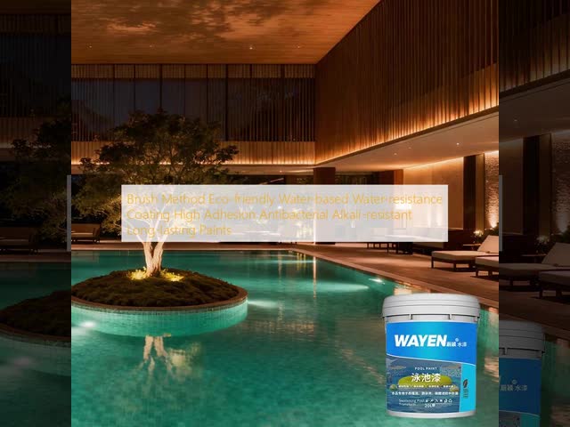 Brush Method Eco-friendly Water-based Water-resistance Coating High Adhesion Antibacterial Alkali-resistant Long-lasting Paints