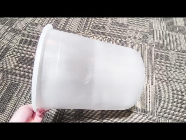 Custom LDPE Transparent Round Bottom Plastic Drum Liners Bags