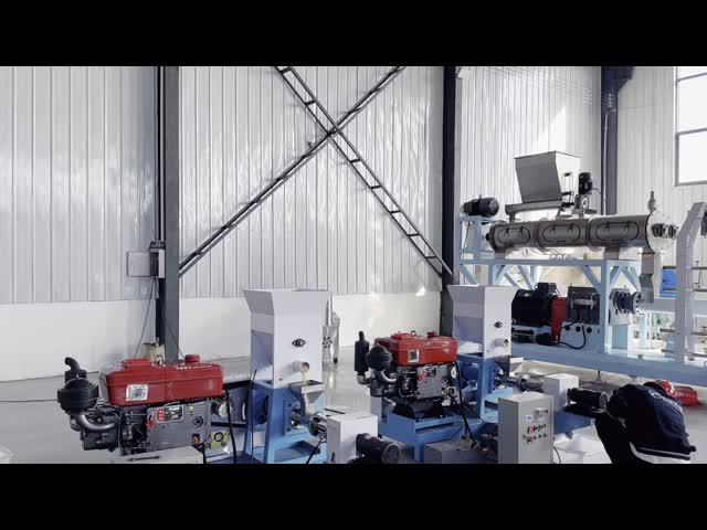 40-450kg/h small Home-use diesel Floating Fish Feed Extruder Fish Feed Machine Extruder Floating Fish Feed Pellet Press Machine