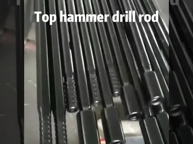 Rock Drill Rod Mining Drilling Tools T38 Top Hammer Threaded Extension Drill Rod