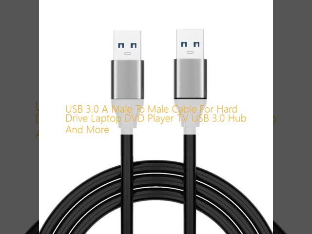 USB 3.0 A Male To Male Cable For Hard Drive Laptop DVD Player TV USB 3.0 Hub And More