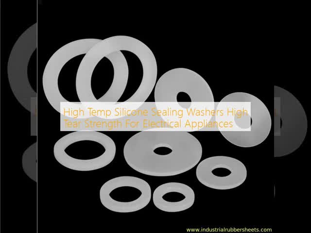 High Tear Strength Silicone Washer with High Temperature Resistance and Customizable Sizes for Sealing Applications