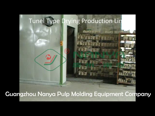 Tunnel Type Paper Pulp Molding Machine Drying Production Line ， 220V - 440V