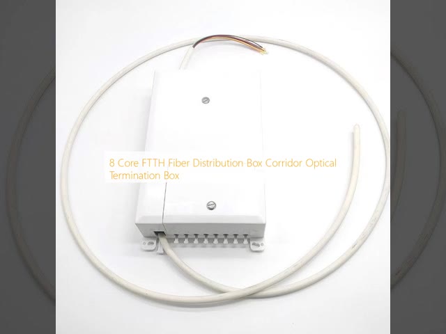 8 Core FTTH Fiber Distribution Box Corridor Optical Termination Box