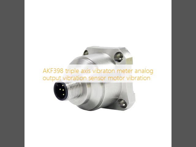 AKF398  triple axis vibraton meter analog output vibration sensor motor vibration