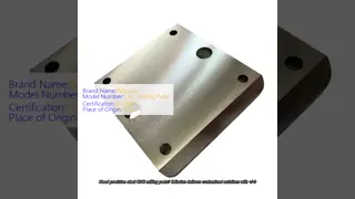 Customized Steel CNC Milling Parts with 100% Inspection and ISO9001 Certification