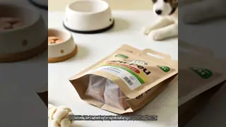 Triple Layer Pet Food Packaging Bags Custom Thickness FDA EU Compliant
