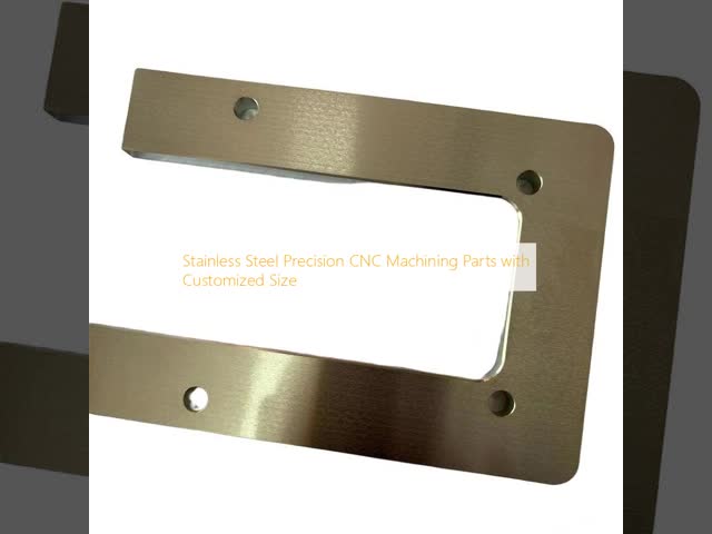 ISO9001 Certified Stainless Steel Precision CNC Machining Parts with Customized Size