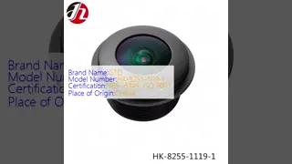 원활한 1/3“ 자동차 카메라 렌즈 F2.3 1.45mm 방수 적외선