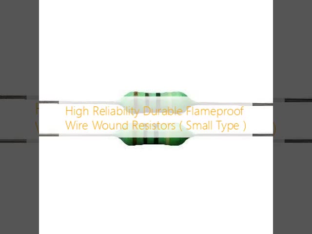 Small Type Flameproof High Precision Low Noise High Power Wire Wound Resistor