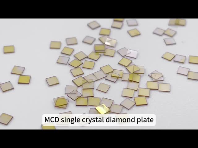 HPHT Monocrystalline Diamond Rough Single Crystal Diamond High Cutting Speed