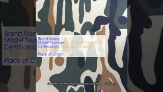 58/59'' Camouflage Fabric Textile Dacron And Cotton Rip Stop