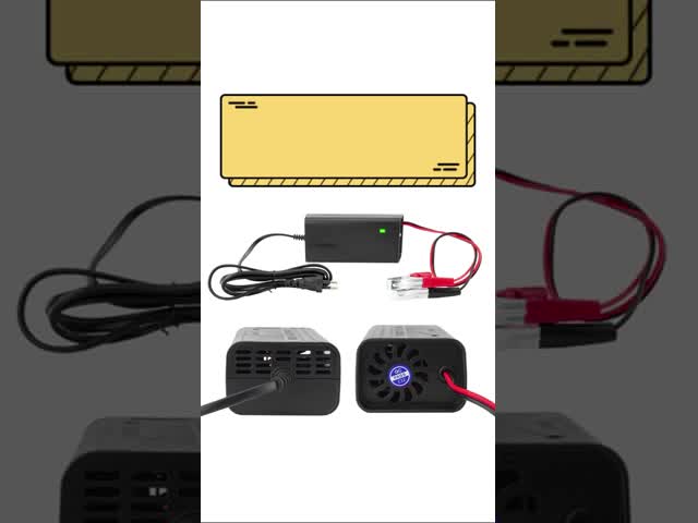12V 5A AGM GEL Battery Charger with 3-Stage Charging and Universal Input 100V-240V for Lead-Acid Batteries