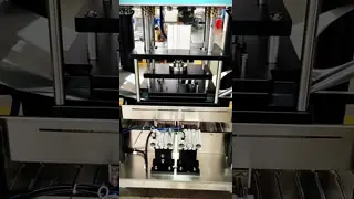 LD801 Fully Automatic Sealing Machine with 300–500 Containers/Hour Output and 50–250 mm Sealing Diameter Featuring 7-inch Siemens Touch Screen