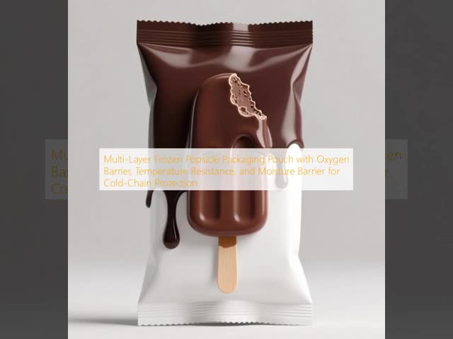 Sophisticated Multi Layer Ice Cream Packaging Pouch Oxygen Barrier OEM Logo