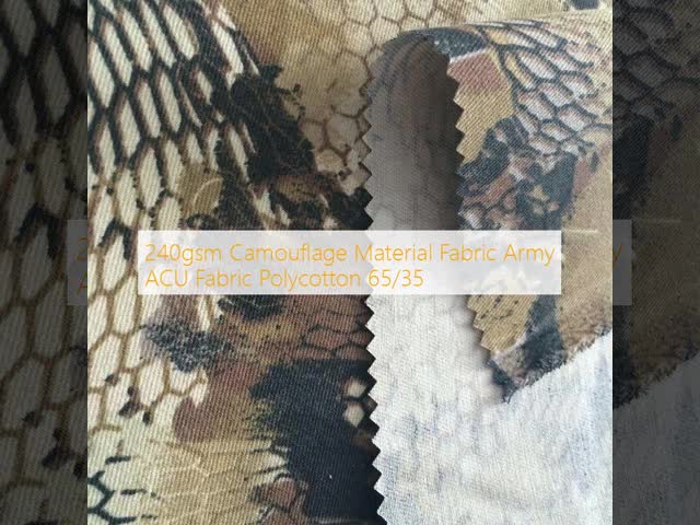240gsm Camouflage Material Fabric Army ACU Fabric Polycotton 65/35